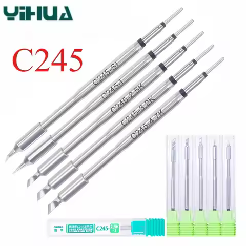 YIHUA original C245 982 Soldering Tip Integrated Heating Element Soldering Nozzle Welding Iron Head 