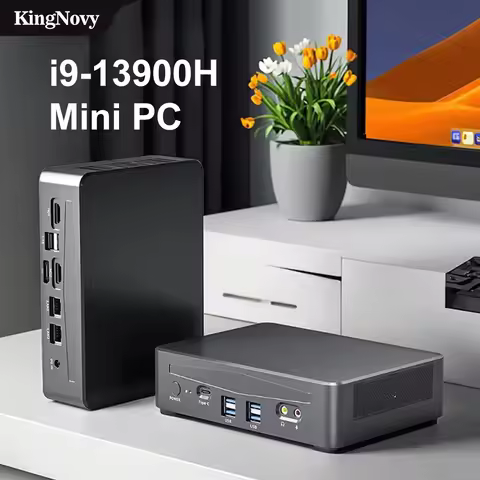 Gaming Mini PC 13th Gen Intel i9 13900H i7 13700H 2*DDR5 2*PCIE4.0 Dual 2.5G LAN NUC Desktop Compute