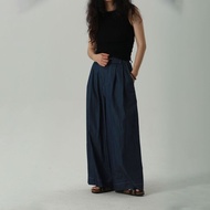 純棉簡約直筒牛仔褲 | 復古薄款闊腿版 | 休閒長褲