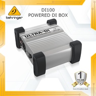 BEHRINGER DI100 Professional Battery/Phantom Powered DI-Box