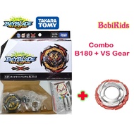 BEYBLADE - COMBO B-180 Spinning Toy and VS Gear Accessories - Beyblade Burst DB TAKARA TOMY (B180 - 