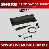 Shure MX184 Supercardioid Wired Lavalier Microphone ( MX-184 / MX 184 )
