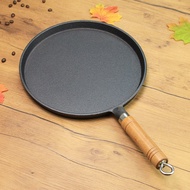 Cast Iron Pancake Maker Household Shandong Grains Pancake Griddle Scallion Pancake Pot Thickened Pan Uncoated Non-Stick Pan/Household Stainless Steel Cooking Wok Non-Stick for Industry Pots Stove