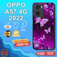 Oppo A57 4G 2022 Case Latest Butterfly Hardcase Softcase Glossy Casing Oppo A57 4G Kesing