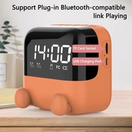 Xiaomi Kids Cartoon Alarm Clock Bluetooth Speaker LED Table Clock Bluetooth Rechargeable Mini Alarm Clock Bass Music Player