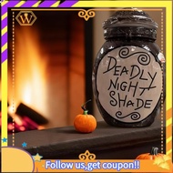 【W】Halloween Decoration Resin Craft Magic Potion Jar Party Scene Desktop Ornaments Shade Jar
