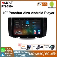 7870S 2.7GHZ / 7862 2.0Ghz 10" Perodua Alza 2010 - 2017 Android 2-din Car player Carplay Android Aut
