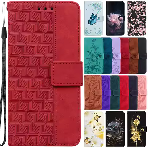 Fundas MotoG06 Case for Motorola Moto G06 G 06 Magnetic Case for Capa Moto G06 Coque Geometric Texti