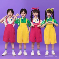 Cheerleading Kindergarten Overalls Day 1 Performance Costume Primary School Students vs Cute Games P