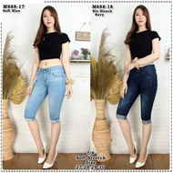 7/8 Soft Stretch jeans Wanita M888 17.18 [Size: 27.28.29.30]
