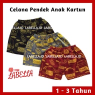 3 PCS Toddler Shorts Ages 1-3 Years Daily Little Bis Gajah Taya - LABELLA