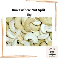 Raw Cashew Nut Split / Kacang Gajus Belah Mentah (1kg)