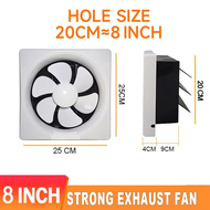 Wall Type Exhaust Fan 6/8/10 inch Powerful silent Ventilation Fan For Bedroom Living Room Toilet Kit