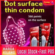 JM condom berduri bergetar kondom berduri tebal condom duri kondom tebal condom for men 10pcs/box