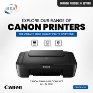 Canon Pixma E410 Compact All-In-One for Low-Cost Inkjet Printer :  Print/Scan/Copy