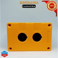 Yellow 2-hole Push Button Control Box