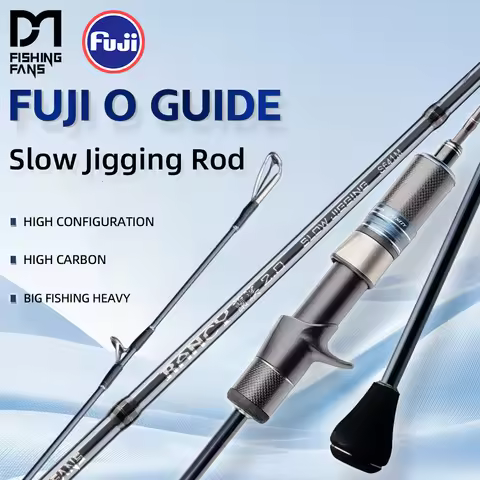 FISHINGFANS ML M MH SLOW PITCH JIGGING ROD SOLID TIP 150-400G PE MAX 3.0 BOAT SEA JIGGING FISHING RO