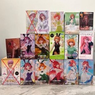 全新未開封 - 五等分的新娘 五等分の花嫁 系列 Figure 中野一花 貓耳睡衣 婚紗 / 花嫁造型 / 中野二乃 黑色禮服 / 兔女郎 / 水手服造型 / 中野四葉 女僕 / 恐龍睡衣 / 黑絲兔