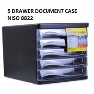 Niso 8822 Letter Case / Letter Drawer 5 Tiers / 5 Layer Document Case / 5 Layers Document Tray