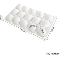 Silicone Mold Baking Pan Non-Stick Baking Pastry Chocolate Cake Dessert DIY Decoration Tools (Lemon 