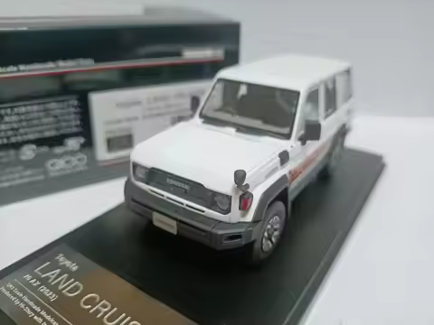 Hi Story 1:43 Toyota Land Cruiser 70ax 2023 White Model Suv