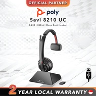 Poly Savi 8210 UC | D-200 | USB-A | Mono Dect Headset (8D3E9AA)