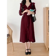 Bj Christmas Dris Christmas Dress for Girls 2026 Simple Brocade Dress Party Dress Jumbo Dress Christ