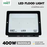 HIET โคมไฟสปอร์ตไลท์ LED 10w30w50w100w200w300w400w(LED FLOODLIGHT SLIM)แสงเดย์ไลท์และแสงวอร์มไวท์
