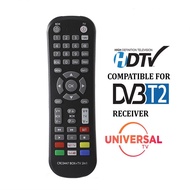 DVB-T2 DVBT2 /S2/K3/K2 Set Top Box Replacement Universal Remote Control