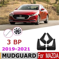 Mud Flaps For MAZDA 3 BP 2019 MAZDA 3 BP 2021 Mudguards Fender Mud Flap Splash Guard Fender Front Rear Car Accessories 2020