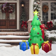 [freneci] 7 ft, Christmas Tree Inflatable Decor, Gift, Cute, Giant Xmas Inflatable Tree, with LED Li
