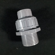 Watermur Outer Thread uPVC Trillion Fitting TS 1x1/2 Inch