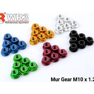 Gear nuts Universal WR3 10MM Sprocket nuts