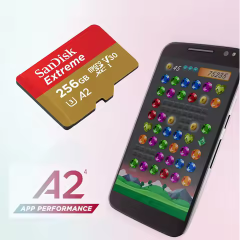 SanDisk Extreme microSD 1TB 512GB 256GB Memory Card A2 U3 UHS-I Cards USB3.0 4K Flash micro SD Card 