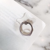 4pcs Universal Mobile Phone Holder Stand Finger Ring Magnetic for Cute Cell art Phone Transparent Ho
