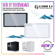 Lian Li DAN Cases A3-mATX Left Side Tempered Glass Panel & Wood Panel - Black & White