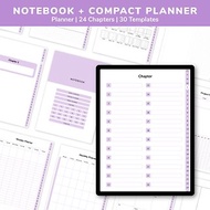 數碼 Digital Notebook and Compact Planner | Purple | Hyperlink