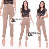 🍒โรเซฟตะขอ8ส่วน🍒กางเกงตะขอผ้าโรเซฟ→8ส่วน-เอวสูง-ขาเดฟ-🏷️ไซต์S25-3Xl