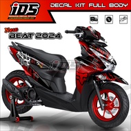 Stiker Motor Beat Deluxe 2024 Full Body Stiker Beat Street 2024 New Keren Decal Beat 2024 Full Body