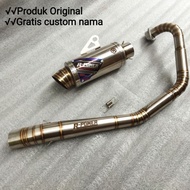 Original R-POWER Knalpot road race Jupiter MX old Jupiter MX new sonic supra GTR satria fu jupiter z