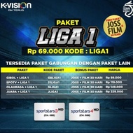 Paket Bri Liga 1 K-Vision