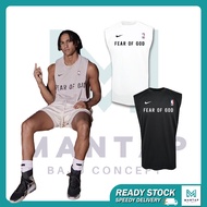 fear of god sleeveless shirt quick dry unisex nba basketball jersey tshirt tee fg fashion streetwear