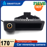 PIEVB กล้องมองด้านหลังรถยนต์ถอยหลังรถ HD CCD สำหรับ BMW X5 X1 X6 E39 E46 E61 E53 E82 E88 E84 E90 E91 E92 E60 E70 E71 E72 BII