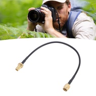 skill Yunir RG174 SMA Coax Cable Male to Female Coaxial Antenna Extension Gold Plated Brass 6inch(15