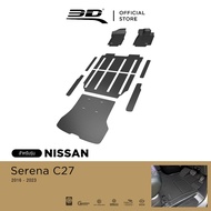 3D Mats พรมปูพื้นรถยนต์ NISSAN SERENA (C27) Hybrid 2016-2023 พรมกันลื่น พรมกันนํ้า พรมรถยนต์