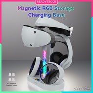 Multifunction Vertical Magnetic Charge Dock Station For PS VR2 Headset & Sense Controllers, With 10 