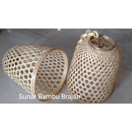 Terlaris Kap Lampu Omplong Kerucut | Kap Lampu Bambu | Dekorasi Lampu | Hiasan Lampu | Home Decor | 