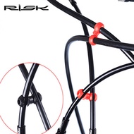 RISK Bicycle Brake Gear Cable S Style Clips Buckle Hose Guide Bike Cross Line Clip Ring Clasp