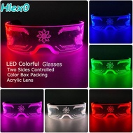 Cyberpunk LED Luminous Glasses Electric Music Festival Flash Bar KTV Dance Party Glasses