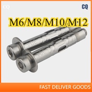 304 stainless steel expansion screw, hexagonal expansion bolt, hoisting built-in burst screw M6/M8/M